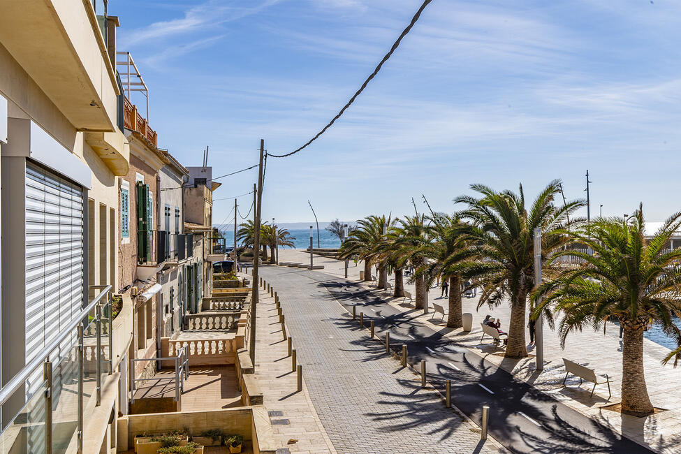 Maravilloso ático en 1ª línea de mar con espectaculares vistas al mar en Portixol