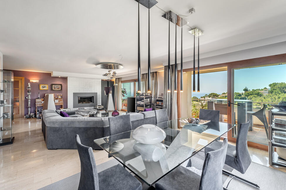 Reizendes Penthouse mit Meerblick in einer exklusiven Wohnanlage in Cas Catala