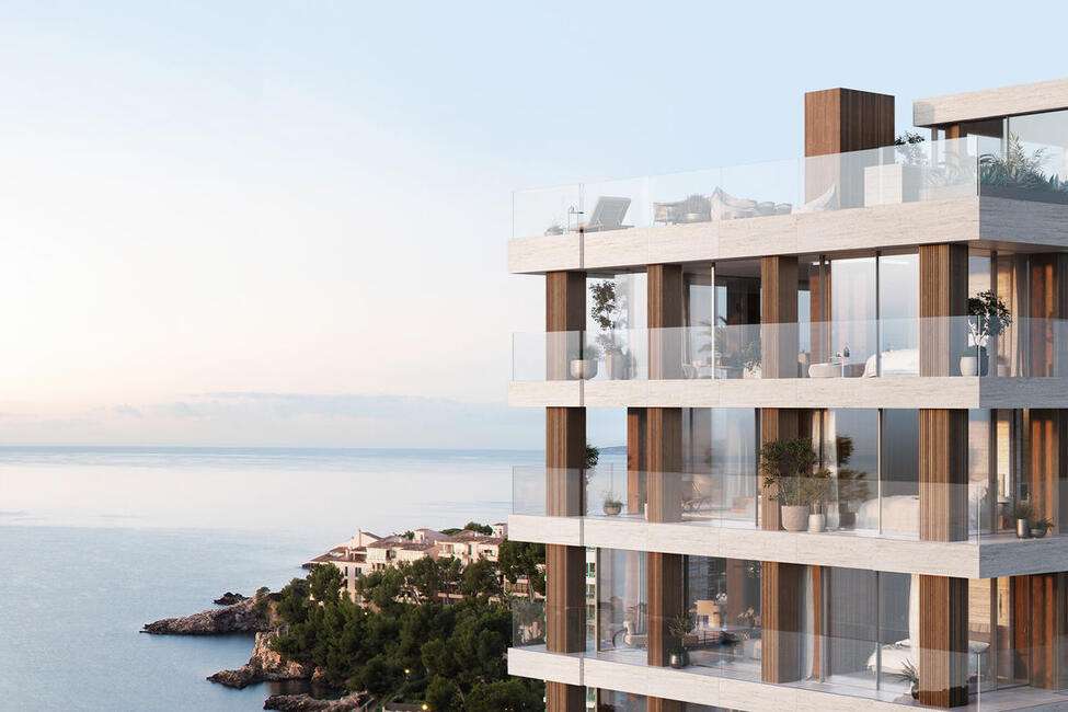 Magnífico piso de obra nueva con impresionantes vistas al mar en Bendinat