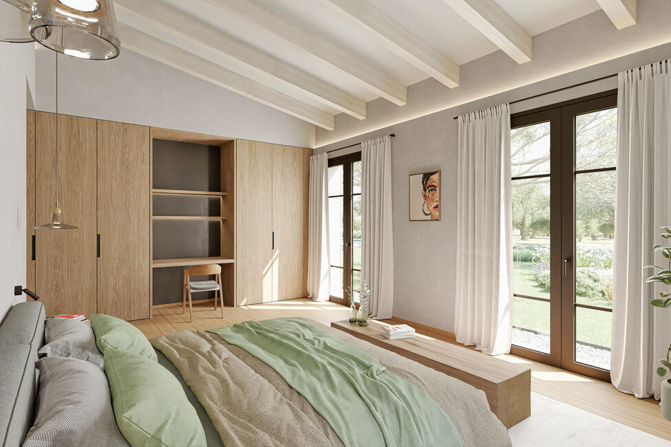 Moderne Neubau Luxus- Finca mit Pool und viel Privatsphäre in Santa Maria
