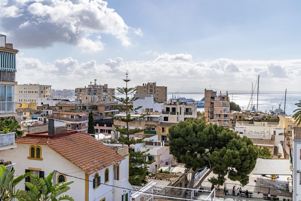 Charmantes Reihenhaus mit Pool und Blick auf den Hafen in Palma