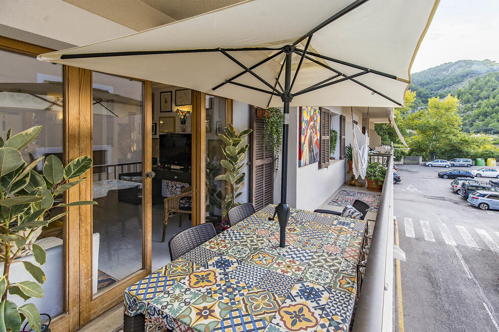 Schönes Apartment in Meeresnähe mit seitlichem Meerblick in Puerto Soller