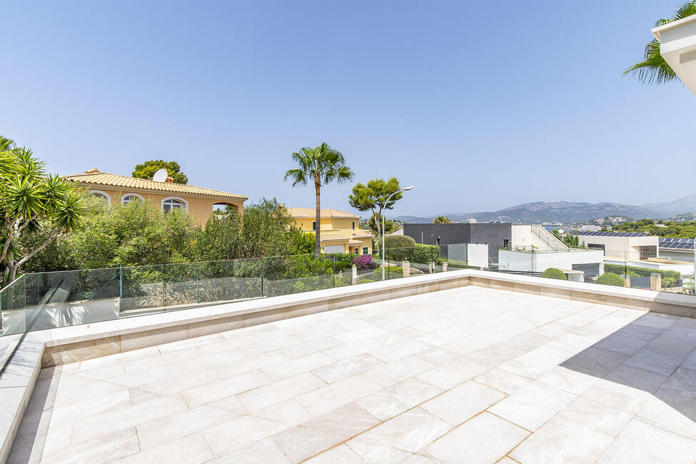 Sea view villa of the extra class - passive house in Nova Santa Ponsa