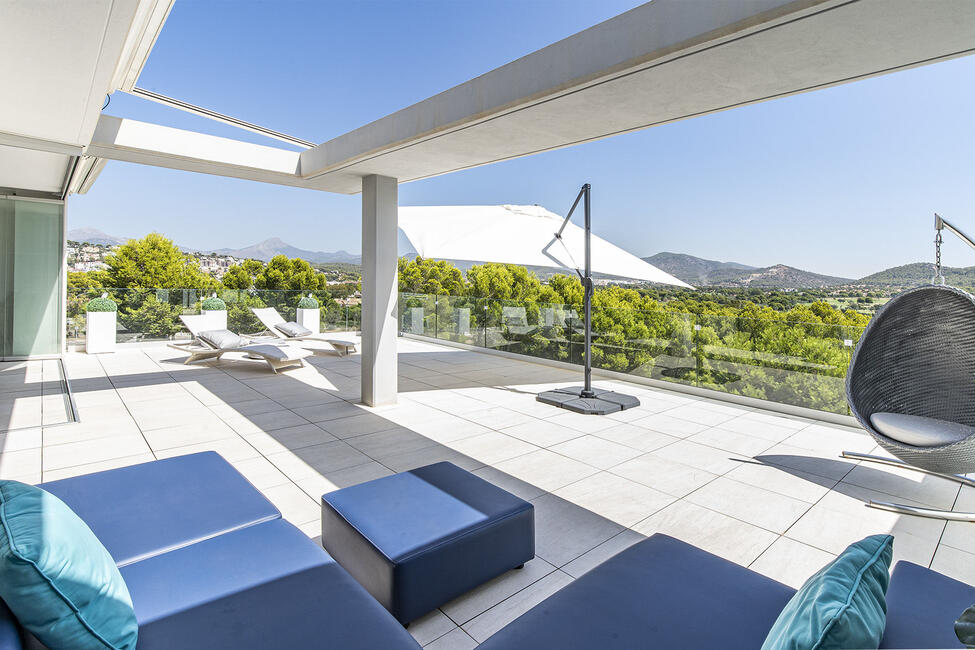 Fabelhaftes Penthouse mit Gemeinschaftspool in Strandnähe in Santa Ponsa