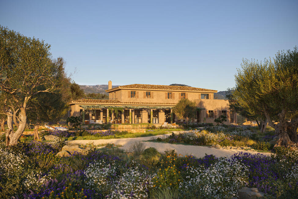 Impresionante finca de nueva construcción enclavada en el idílico paisaje de Santa Maria del Camí