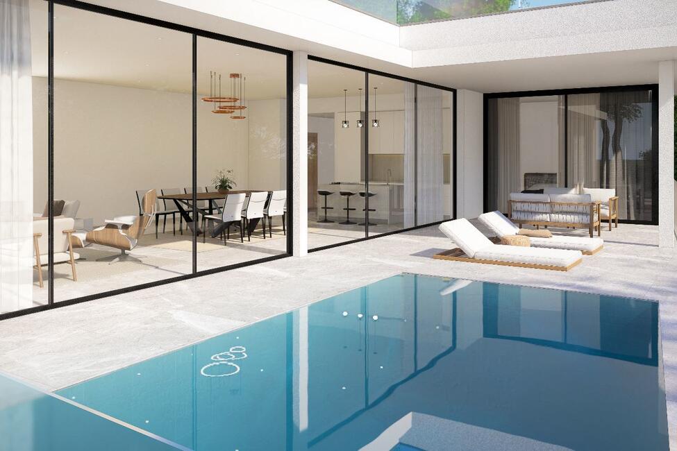 Moderne Neubau-Villa mit Pool in Costa d´en Blanes
