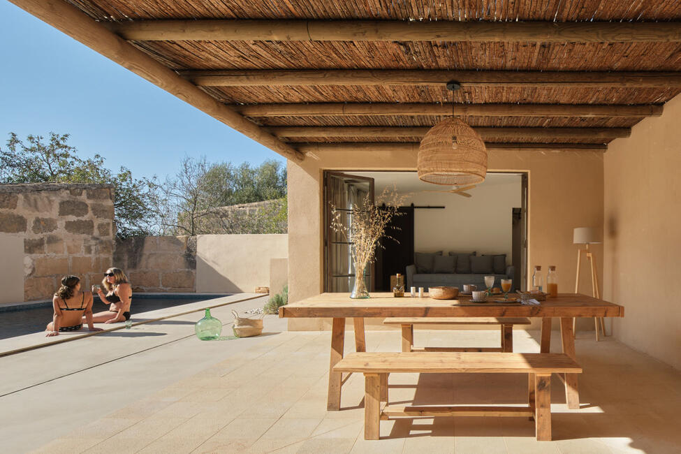 Casa de pueblo lujosamente reformada con piscina en Ses Salines