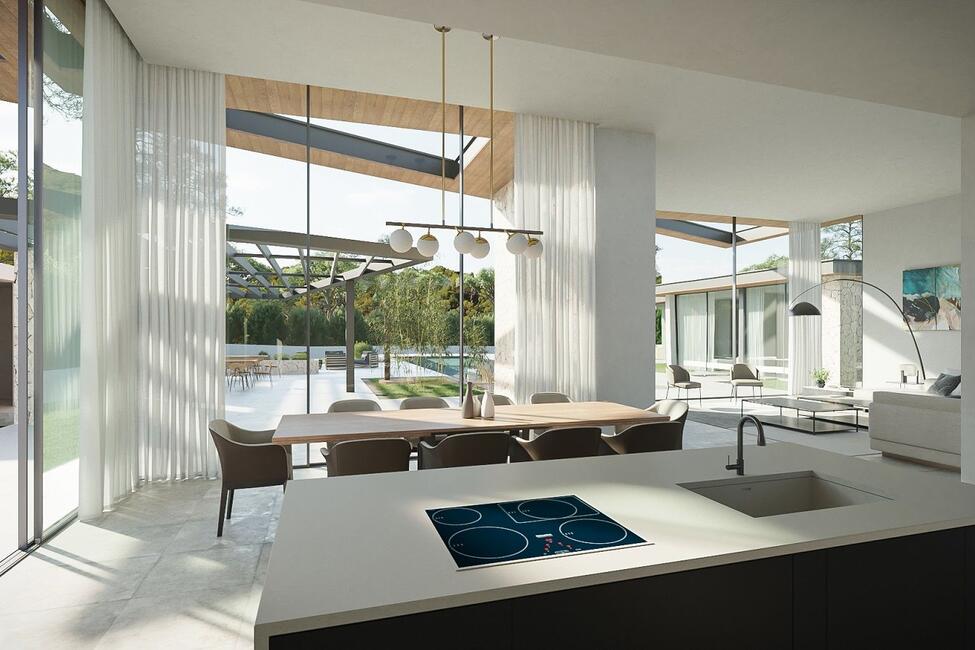 Sensationelle Neubau-Villa mit Pool im gehobenen Wohngebiet Nova Santa Ponsa