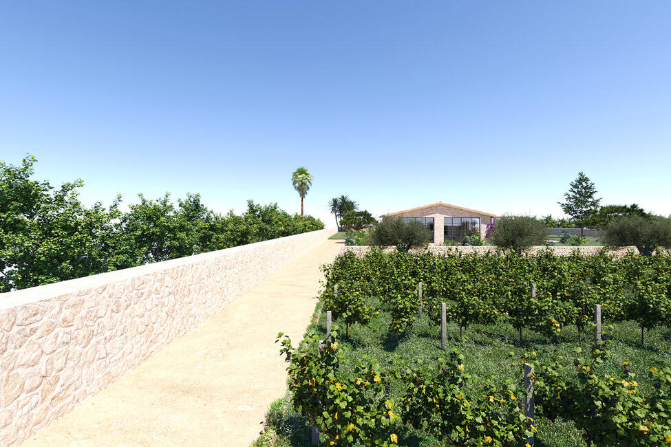 Traumhafte Neubau-Finca mit Meerweitsicht in Marratxi