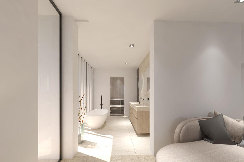 Top Designer-Neubau-Villa mit fantastischem Teil-Meerblick in El Toro