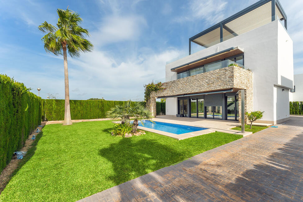 Fabelhaftes Chalet mit Pool, fussläufig zum Strand in Sa Rápita