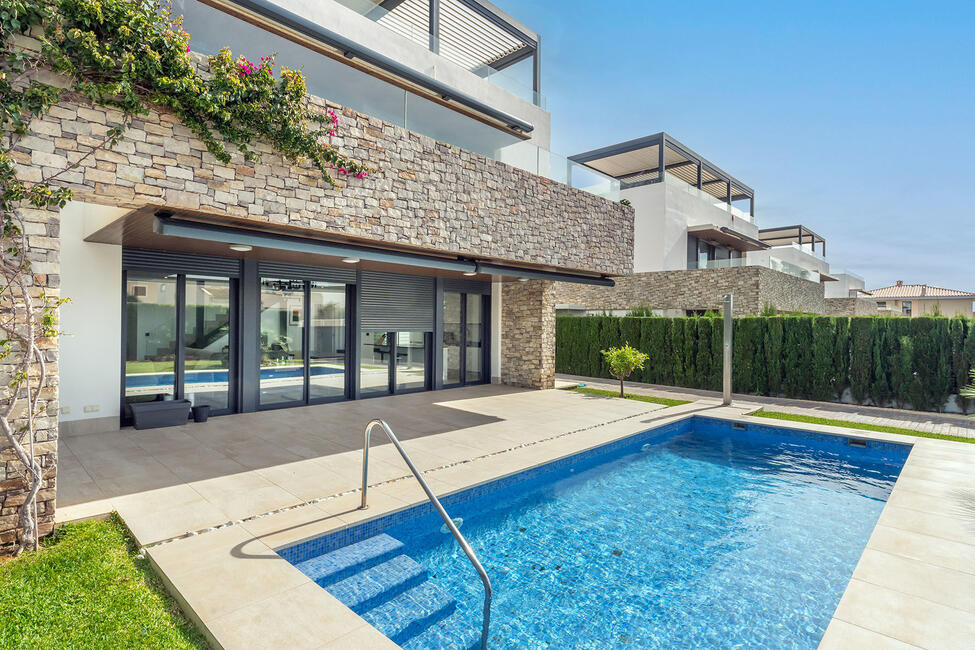 Fabelhaftes Chalet mit Pool, fussläufig zum Strand in Sa Rápita