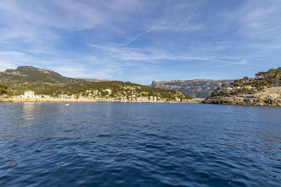 Einmalige Villa mit traumhaftem Meer- und Hafenblick in Puerto de Sóller