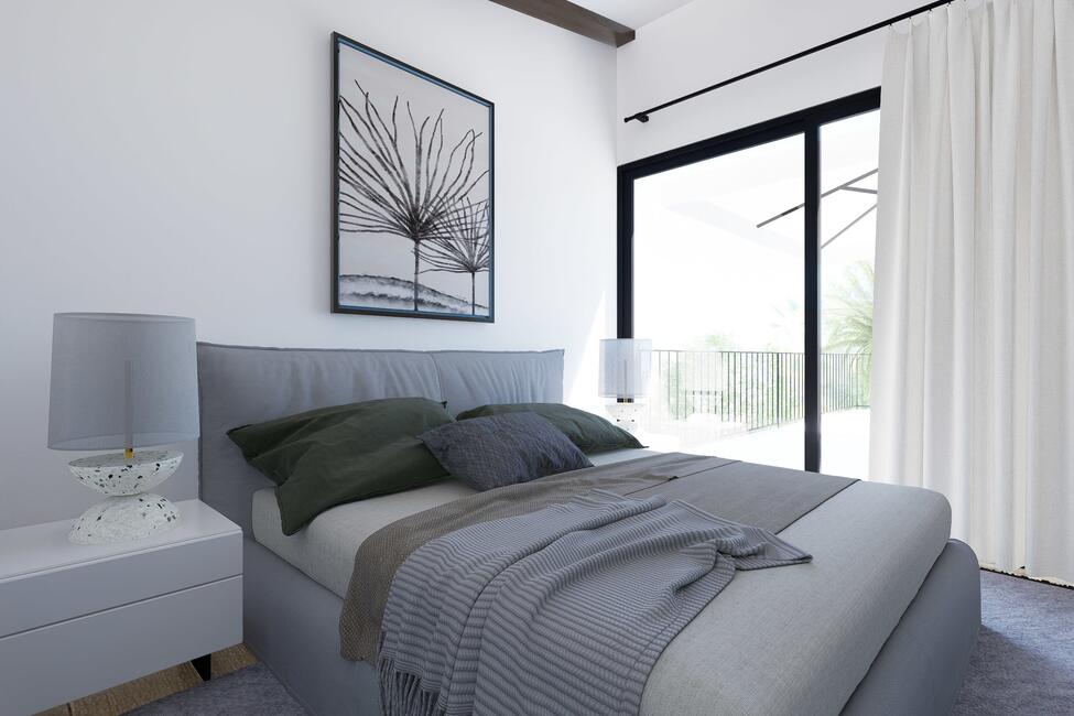 Attraktive Neubau-Villa mit Pool und Meeresweitsicht in Sa Cabaneta