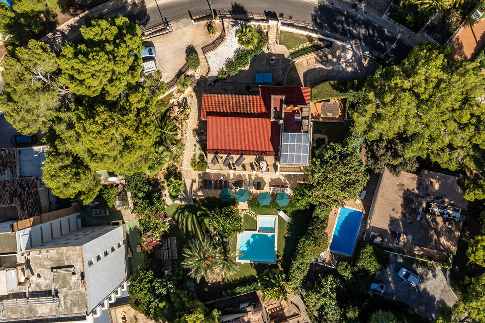 Schicke Villa mit Meerblick und Ferienvermietungslizenz in Paguera