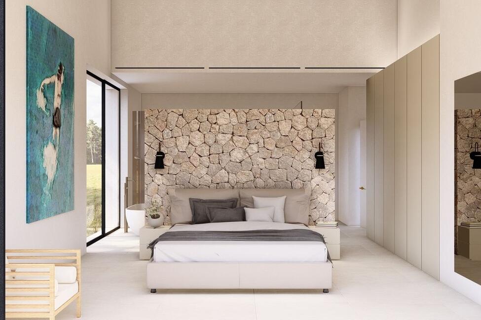 Elegantes Finca Neubauprojekt mit Pool bei Ses Salines