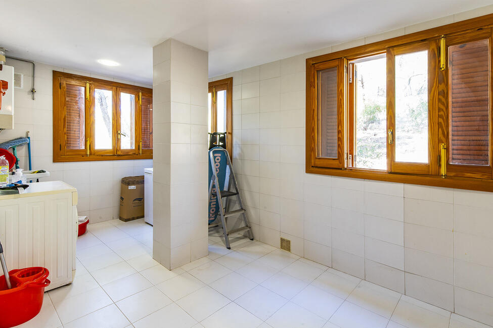Tolles Apartment mit herrlichem Meerblick und Gemeinschaftspool in Cas Catalá