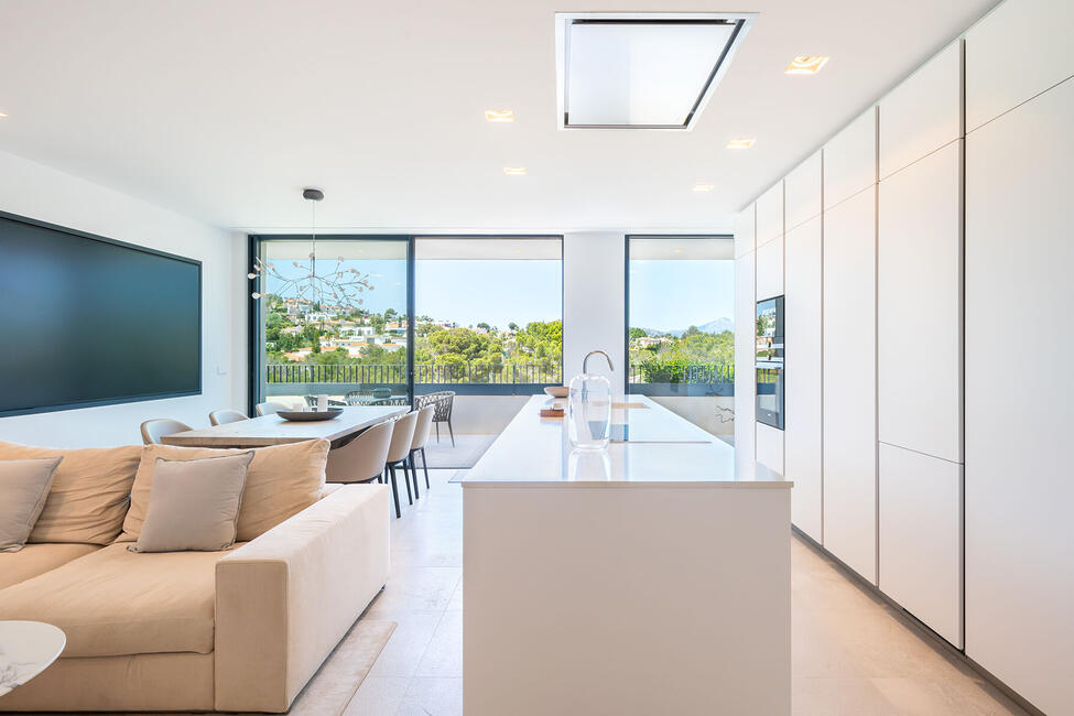 Beeindruckendes Meerblick-Penthouse mit einzigartiger Dachterrasse mit privatem Pool in Nova Santa Ponsa