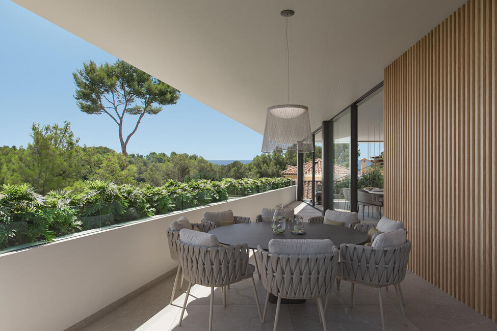 Impressive new-build villa with sea views in Costa d'en Blanes