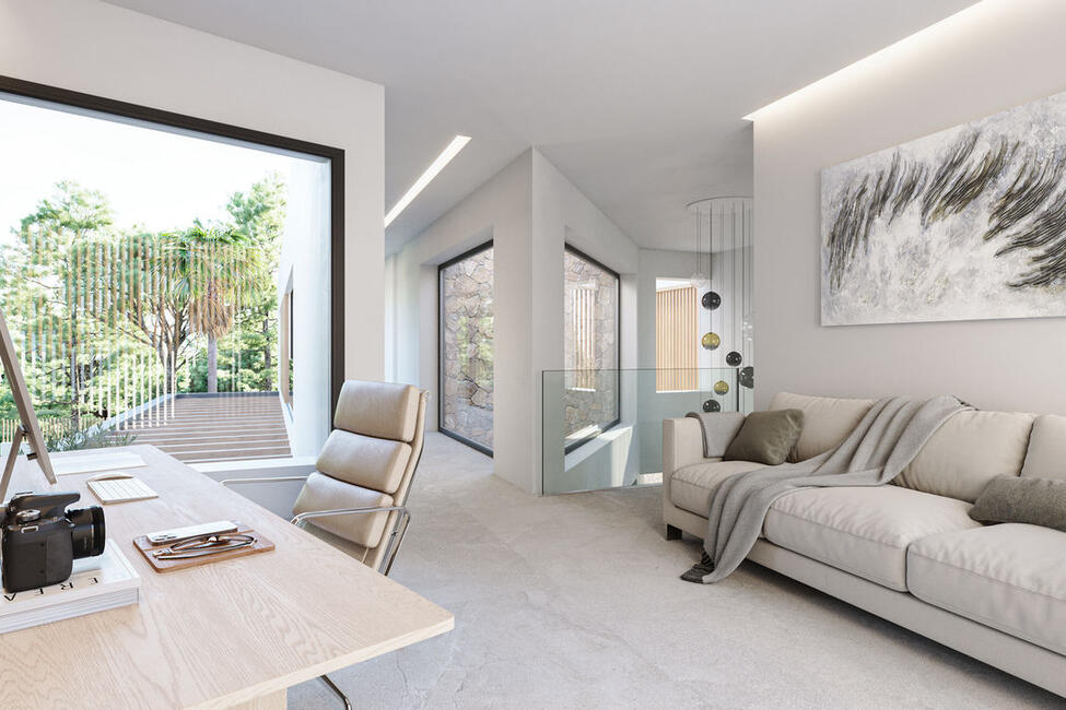 Exklusive Neubau-Villa mit Pool im gehobenen Wohngebiet Nova Santa Ponsa