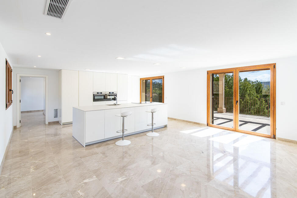 Elegante Neubau-Luxus- Finca mit Panoramameerblick in Puerto de Andratx