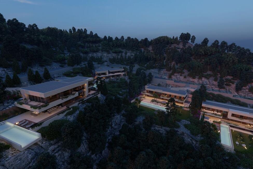 Gran terreno edificable con proyecto de chalet con vistas al mar en Son Vida