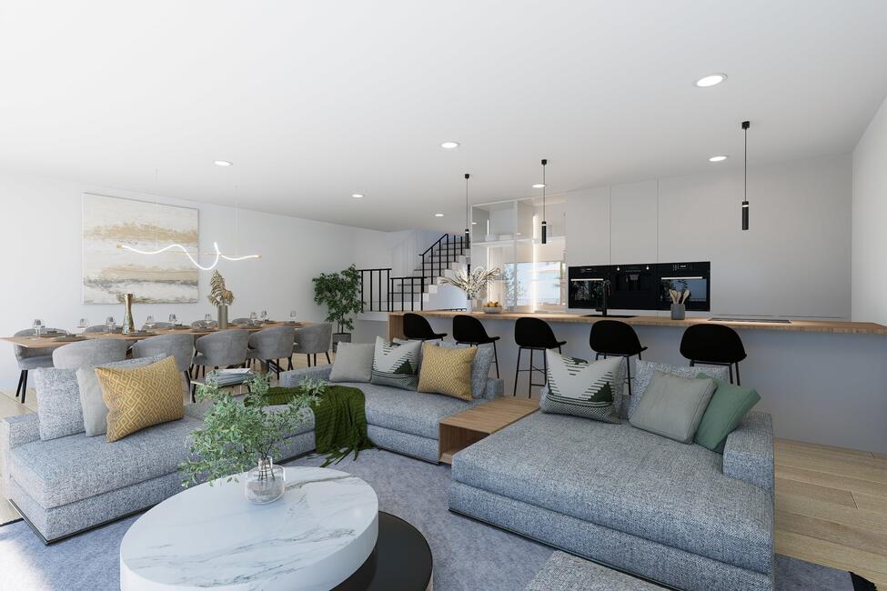 Attraktive Neubau-Villa mit Pool und Meeresweitsicht in Sa Cabaneta