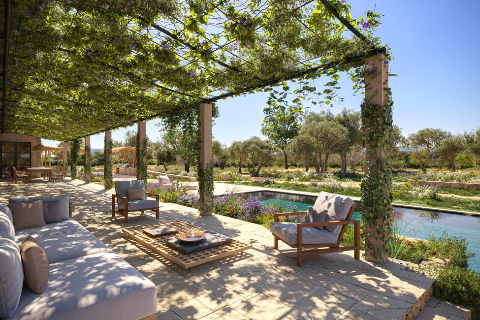 Impressive newly built finca nestled in the idyllic landscape of Santa Maria del Camí