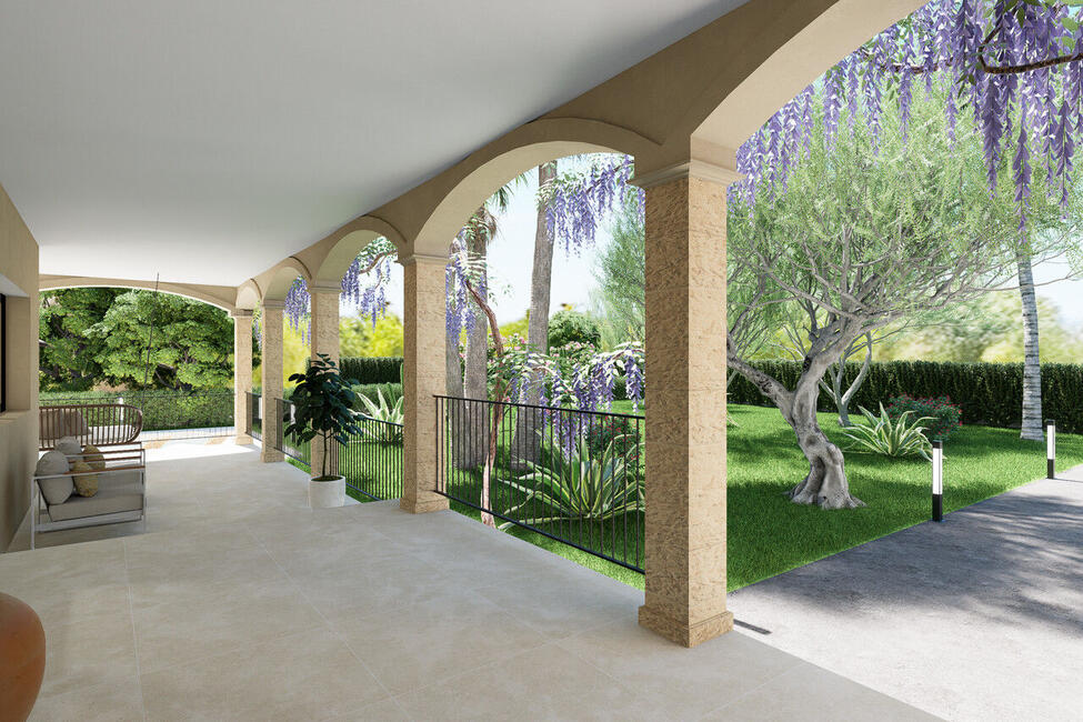 Top renovierte Villa mit Pool und privatem Tennisplatz in Pòrtol