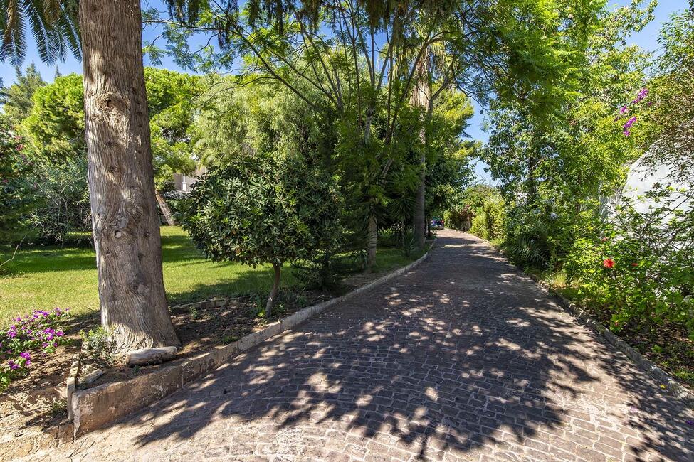 Casa señorial reformada con vistas al mar y piscina a los pies del Castillo de Bellver en Palma