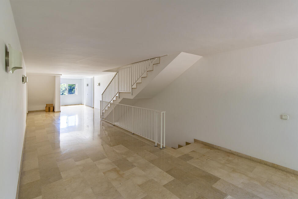 Tolles Apartment mit herrlichem Meerblick und Gemeinschaftspool in Cas Catalá
