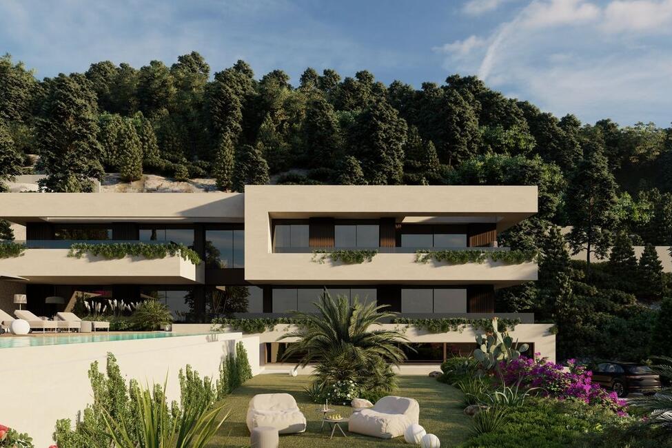 Fantastic plot with project of villa with sea view in Son Vida