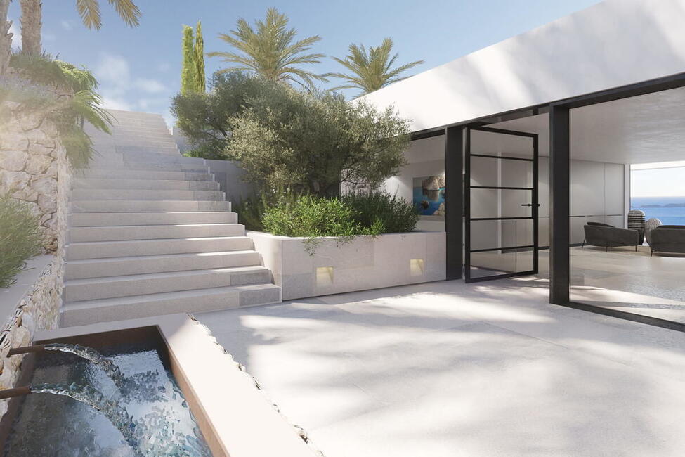 Impresionante villa de Villa de nueva construcción con Vistas a la bahía de Camp de Mar