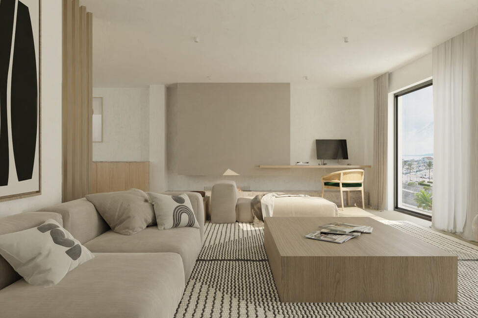 Renoviertes Maisonette-Penthouse in 1. Meereslinie in Puerto Pollensa
