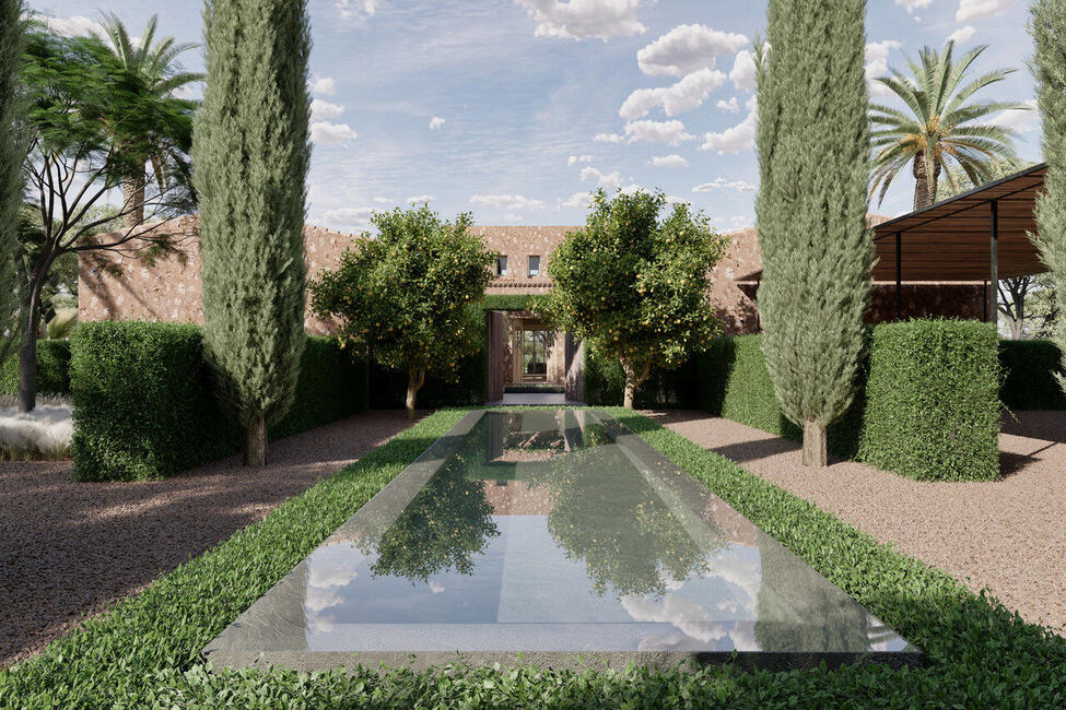 Luxuriöse Neubau-Finca mit Pool, in Strandnähe in Sa Rápita