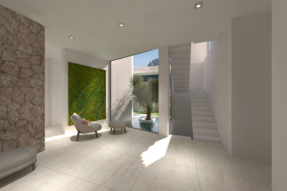 Top Designer-Neubau-Villa mit fantastischem Teil-Meerblick in El Toro