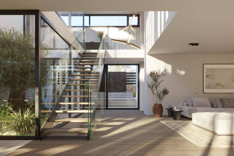 Luxuriöse Neubau-Villa mit wunderschönem Poolbereich in Sa Cabaneta