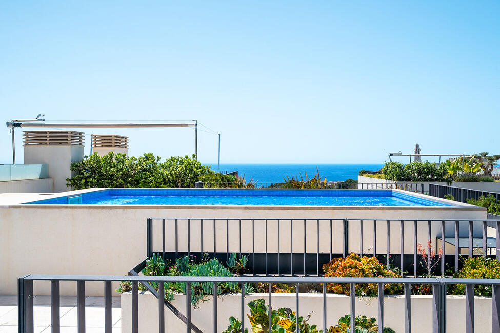 Beeindruckendes Meerblick-Penthouse mit einzigartiger Dachterrasse mit privatem Pool in Nova Santa Ponsa