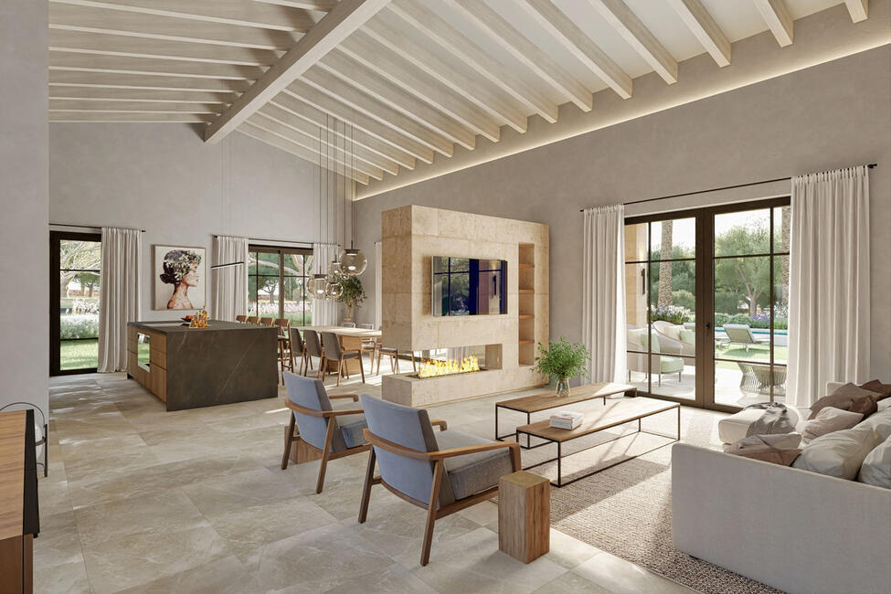 Moderne Neubau Luxus- Finca mit Pool und viel Privatsphäre in Santa Maria
