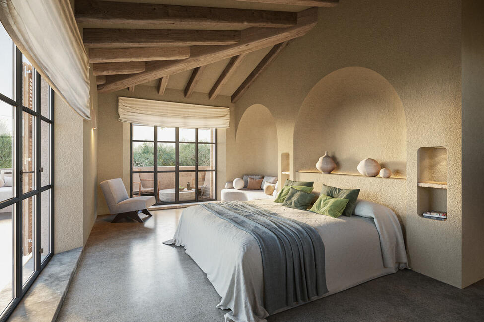 Impressive newly built finca nestled in the idyllic landscape of Santa Maria del Camí