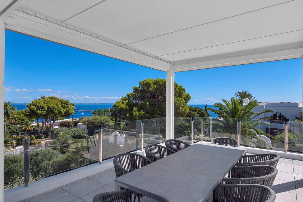 Villa in 2. Meereslinie mit fantastischem Meerblick in Sol de Mallorca