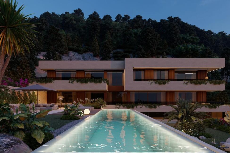 Fantastic plot with project of villa with sea view in Son Vida