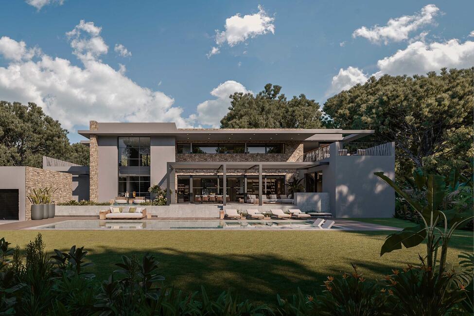 Luxury new construction villa with pool, near the beach in Cala Vinyas
