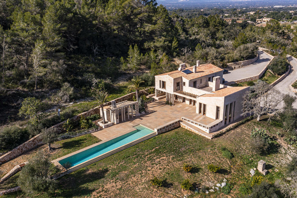 Einzigartige Finca mit Pool und Bergblick in Cas Concos Des Cavaller