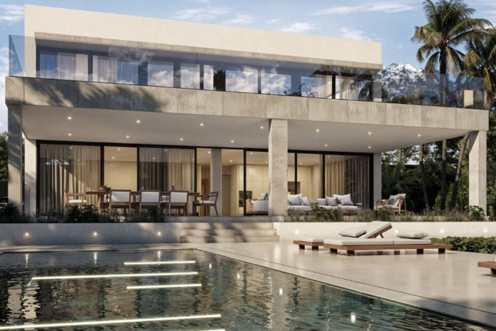 Exklusive Neubau-Luxus-Villa im minimalistischen Stil in Santa Ponsa