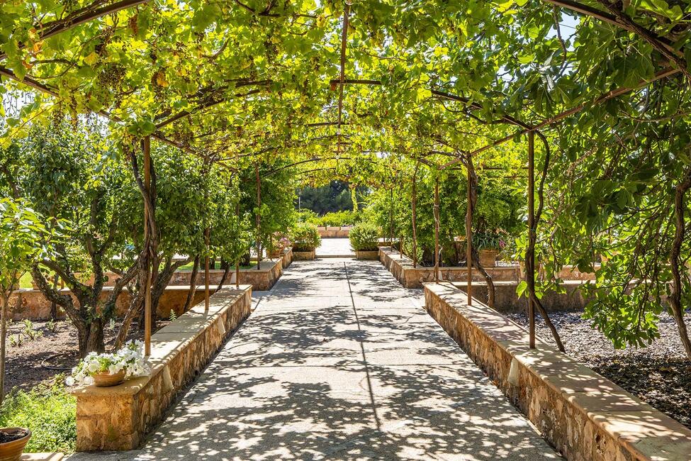 Exclusiva finca rústica con piscina y magníficas vistas a la montaña en Santa María