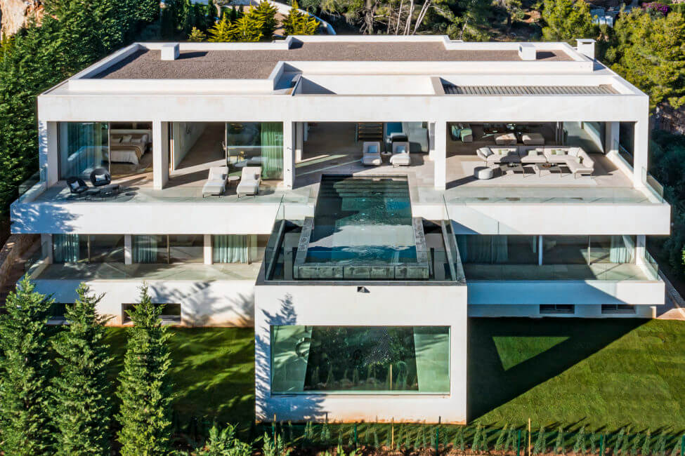 Exklusive Villa mit Innen- und Außenpool, sowie Meerblick in Son Vida