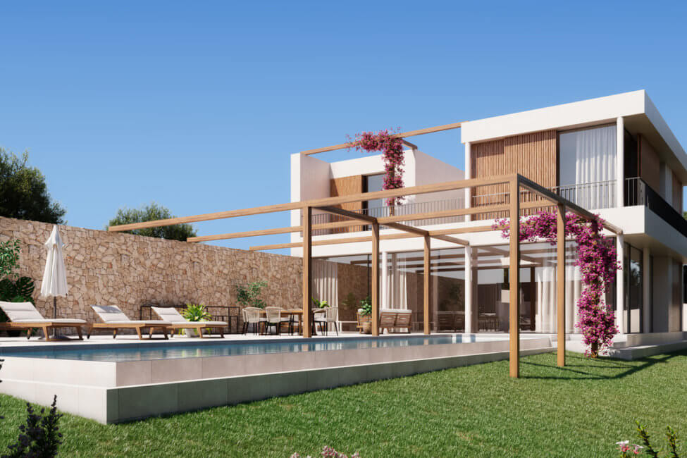 Fabuloso chalet de nueva construcción con piscina en Génova, Palma
