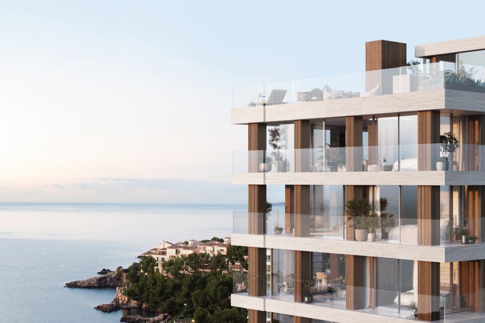 Lujoso piso de obra nueva con impresionantes vistas al mar en Bendinat