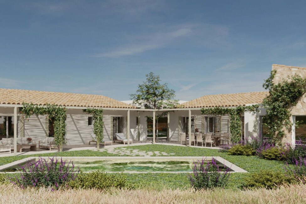Ebenerdige Neubau-Finca mit Pool in Vilafranca de Bonany